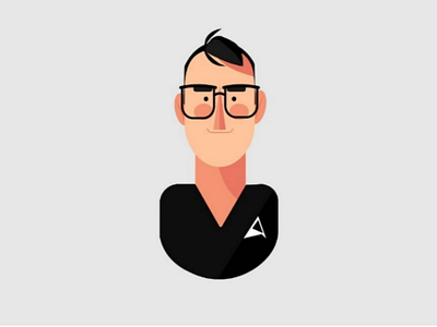 Man with glasses 🤓🖤 art digitalart illustration illustrator man studying