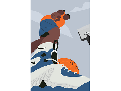basketball player basketball digitalart game graphicdesign graphics illustration illustration art digtalart illustration motiongraphics illustrationart illustrator motion motion graphics nba nike player sports