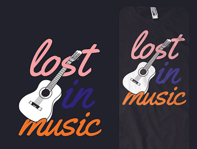 lost in music branding design illustration logo vector