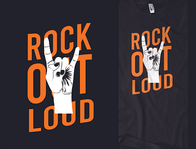 rock out loud branding design illustration logo vector