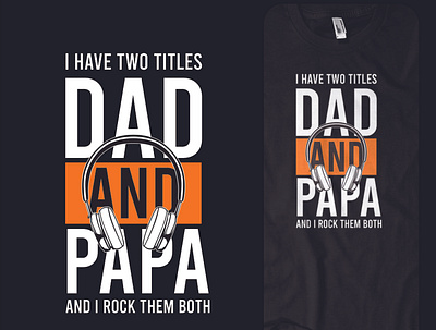 dad and papa branding design illustration logo typography vector