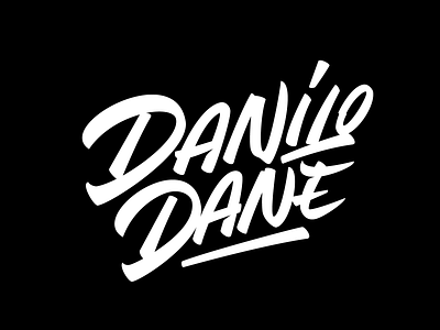 Danilo Dane calligraphy lettering logo logotype typography vector