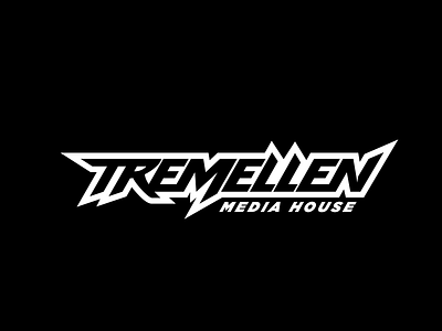 Tremellen Media House lettering logo logotype sports typography vector