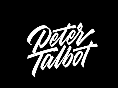Peter Talbot calligraphy lettering logo logotype typography vector