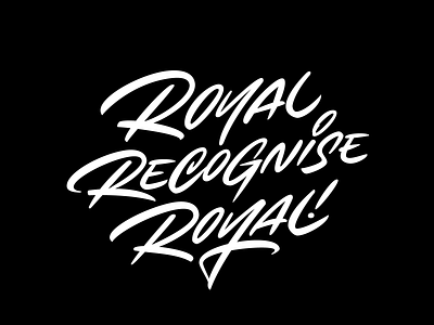 Royal Recognise Royal