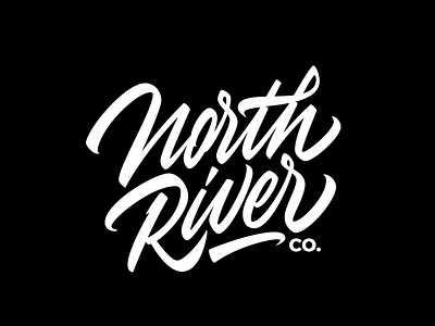 North River Co. branding calligraphy clothing custom font font hand lettering lettering logo logotype type typedesign typography vector