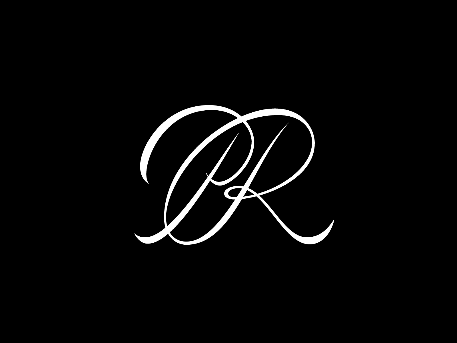 Letter PR Monogram Logo