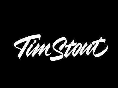 Tim Stout branding calligraphy custom font lettering logo logotype typography vector