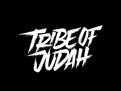 Tribe of Judah calligraphy font lettering logo logotype typography