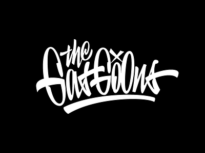 The Gas Goons apparel brand brush brushpen calligraphy clothing handstyle lettering letters logo logotype typography vector