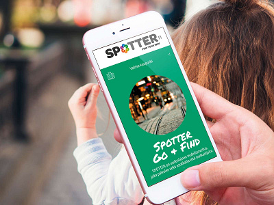 Spotter App app branding design ux vector web