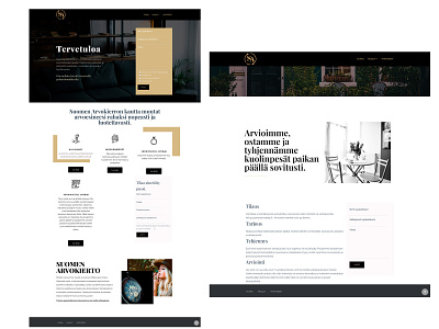 Suomenarvokulta design typography ux vector web wordpress