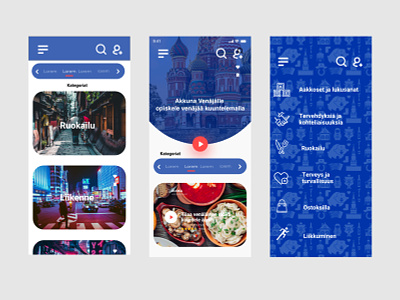 WP-Site traveling Russian Adobe xd layout adobe xd graphic design layout ux