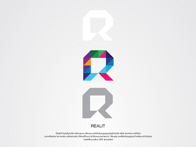 REALIT LOGO branding design illustration logo vector web