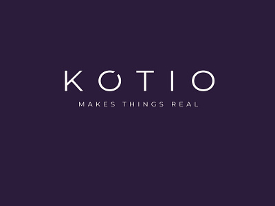 Kotio Brand branding design illustration typography vector