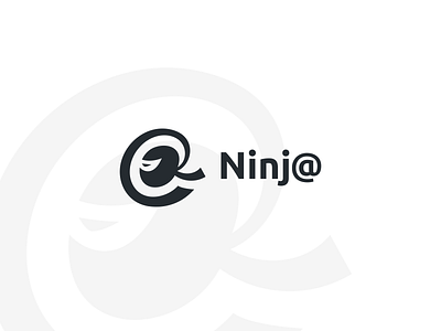 online ninja logo @ animation branding design flat icon illustration logo ninja online vector web