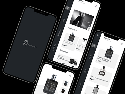 Perfume online store - 1 app design ecommerce ecommerce app ecommerce design perfume ui ui design uidesign uiux