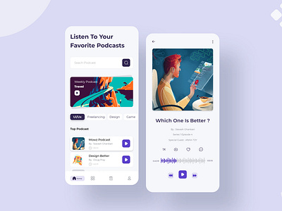 Podcast player