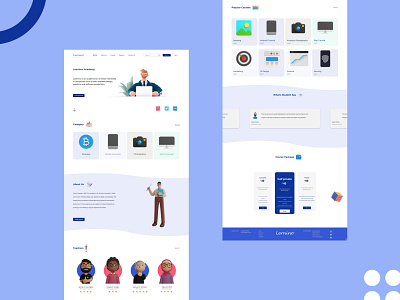 Educational website - 1 3d 3d illustrations 3d ilustration design ui ui design uidesign uiux web web design webdesign website website design