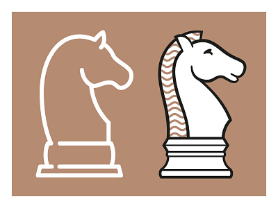 ELLIJOT Icons chess clean corporate design horse icons illustration strategy