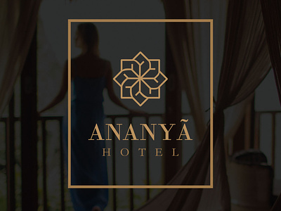 Ananyã Hotel clean hotel logo logo design minimal