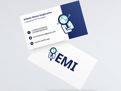 Data Analyst Logo & Business Card branding data dataanalyst design icon illustration logo logodesign logodesigner tech vector