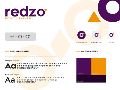 Redzo - Logo and identity design. app icon logo brand branding branding design favicon identity branding identity design logo logo design logodesign logotype media logo