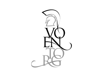 Voentorg corporate identity logo voentorg