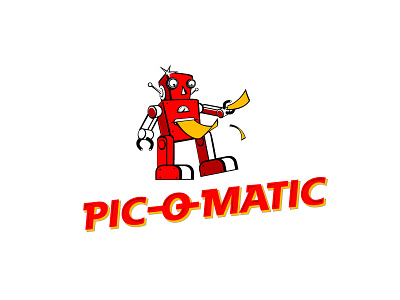 Pic O Matic corporate identity logo pic o matic