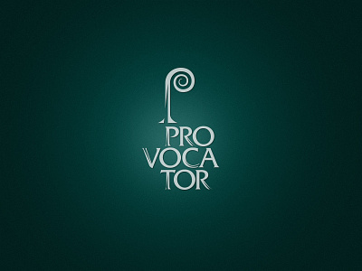 Provocator corporate identity logo provocator