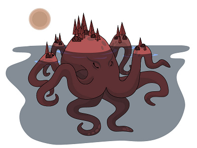 Octopus animals design illustration octopus vector
