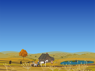 "Village. Autumn"