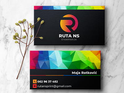 Business card design design logo