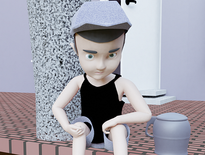 character animation 3d blender design