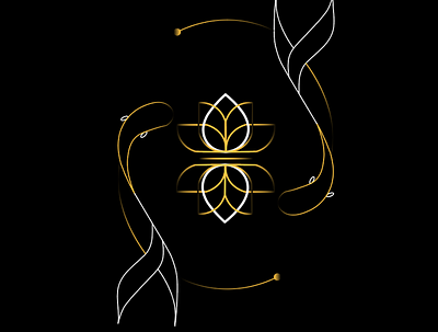 Card Deck Logo adobe card deck creative design graphic design illustration logo lotus minimal