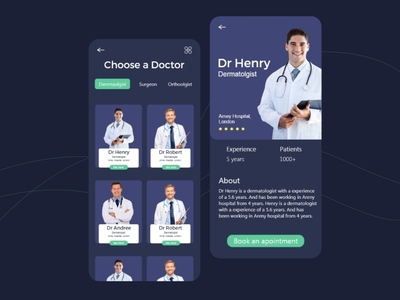 medical mobile app. by mounika on Dribbble