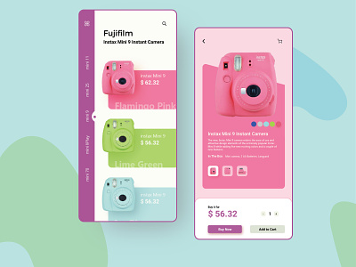 Fujifilm mobile app app branding camera app clean ui design flat fugifilm fugifilm mobile app icon illustration mobile mobile ui ui ux vector xd