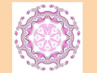 Mandala seamless ornament circle illustration mandala ornament pattern seamless vector