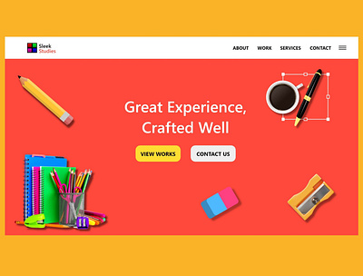 UI Landing page of carft website landing page ui ui ux ui design uiux web web design webdesign website website design