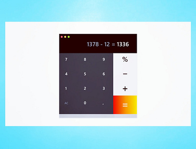 Calculator UI 5 app design ui ui ux ui design uiux