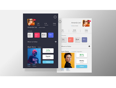 Social Feed App UI app app design design social social media ui ui ux ui design uiux