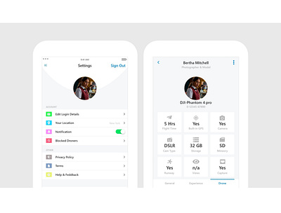 Drone App Ui Design app app design design ui ui ux ui design uiux