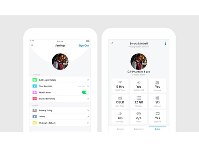 Drone App Ui Design