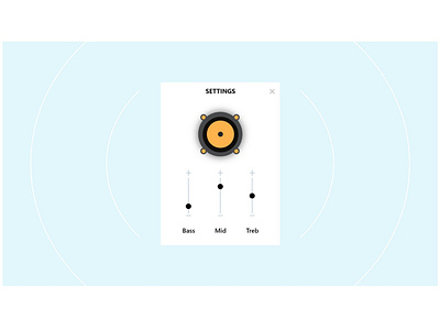 Radio Settings App UI