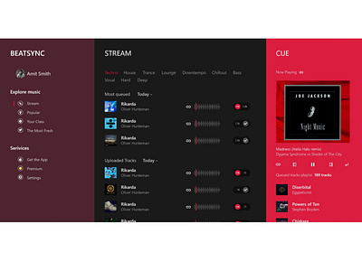 Music Player App Web UI 5