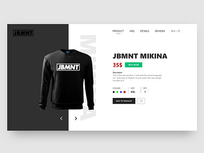 Website Ui Design Product Cart