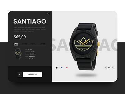 Web UI Design of Watch Shop design ui ui ux ui design uiux web web design webdesign website website design