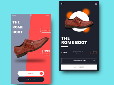 App ui design of shoe shopping cart adobe xd app app design branding design ui ui ux ui design uiux ux