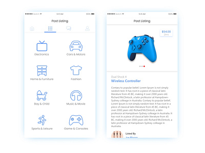 Game Controller App Ui Design