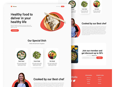 Food website neat and clean design clean ui design figma figmadesign food food app neat neat and clean ui ui ux ui design webdesign website website design